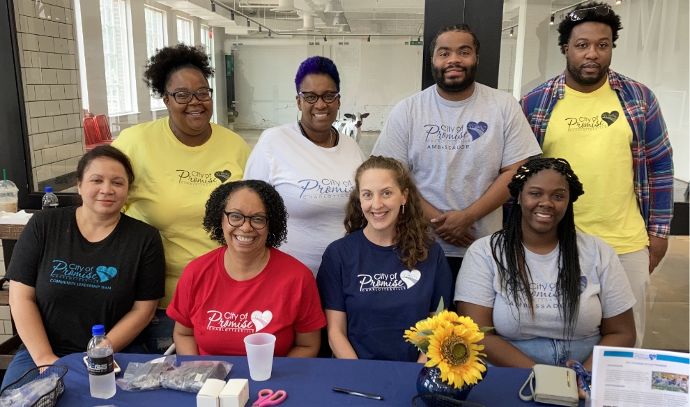 group of volunteers for City of Promise Charlottesville